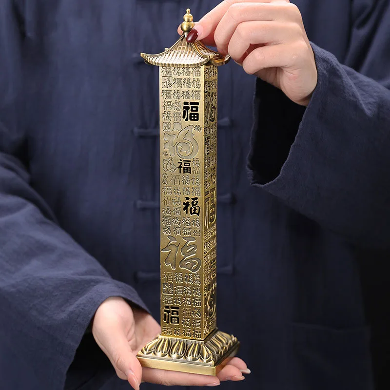 Zen Candle Supplies - Y-イミテーションブロンズ線香バーナー、線香ホルダー、禅金属室内装飾、仏教用品