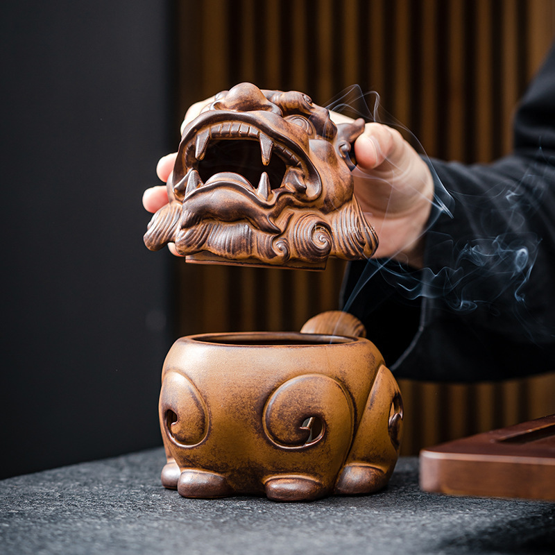 創造的な陶器製香炉/禅香コイル香炉寺院礼拝家庭用茶卓装飾宗教 - Zen Candle Supplies のレビューと価格