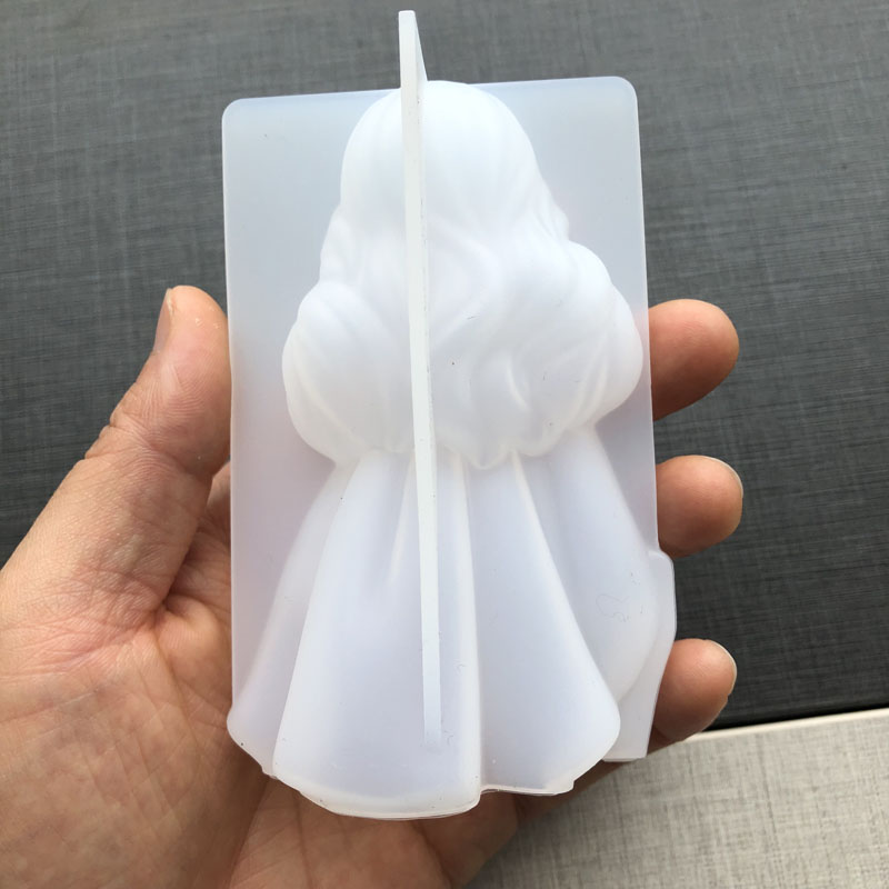 3D かわいいプリンセスシリコーンキャンドルモールド天使の女 - Candle Making Supplies Online のレビューと価格