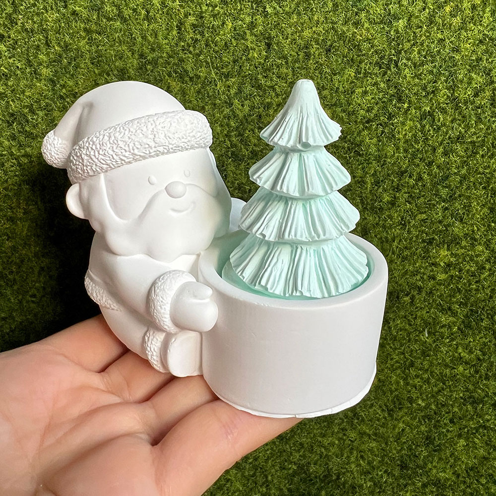 DIY サンタクロース燭台シリコーン型かわいい小人キャンドル - Candle Quotes のレビューと価格