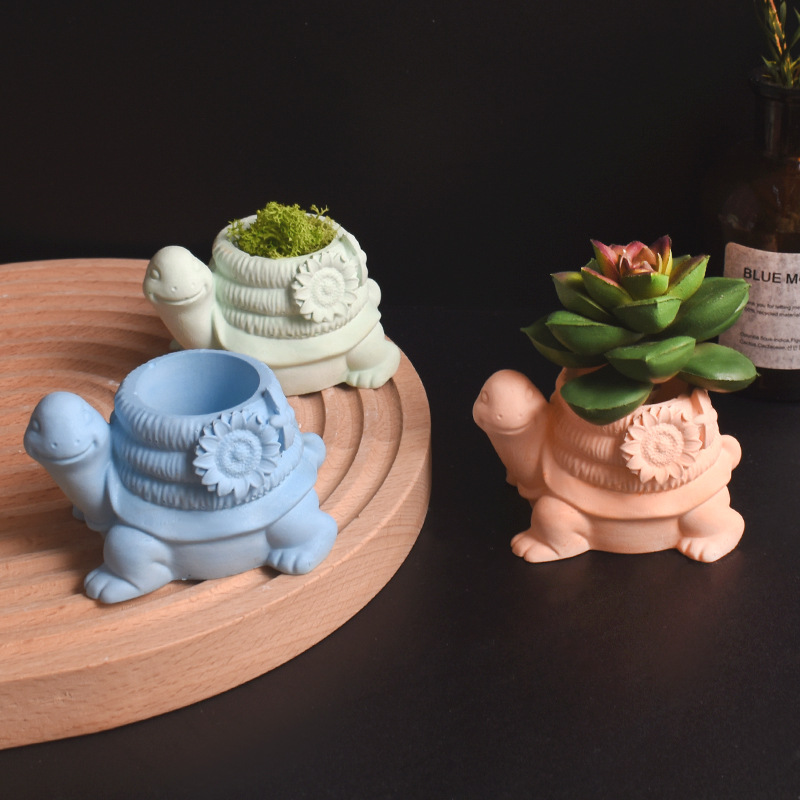 カメ型キャンドルスティックシリコンモールドDIY多肉植物鉢植 - Candle Quotes のレビューと価格