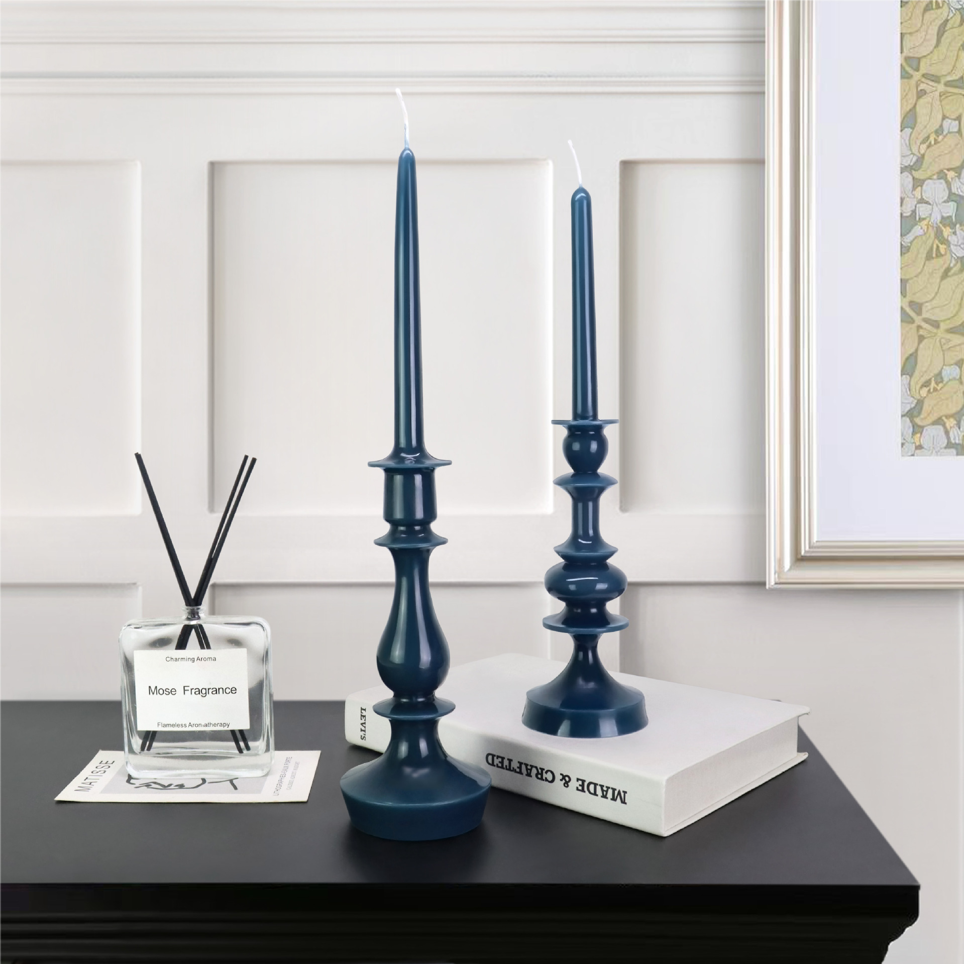 ヴィンテージヨーロピアンキャンドルスティックシリコンモールド - Candle Quotes のレビューと価格