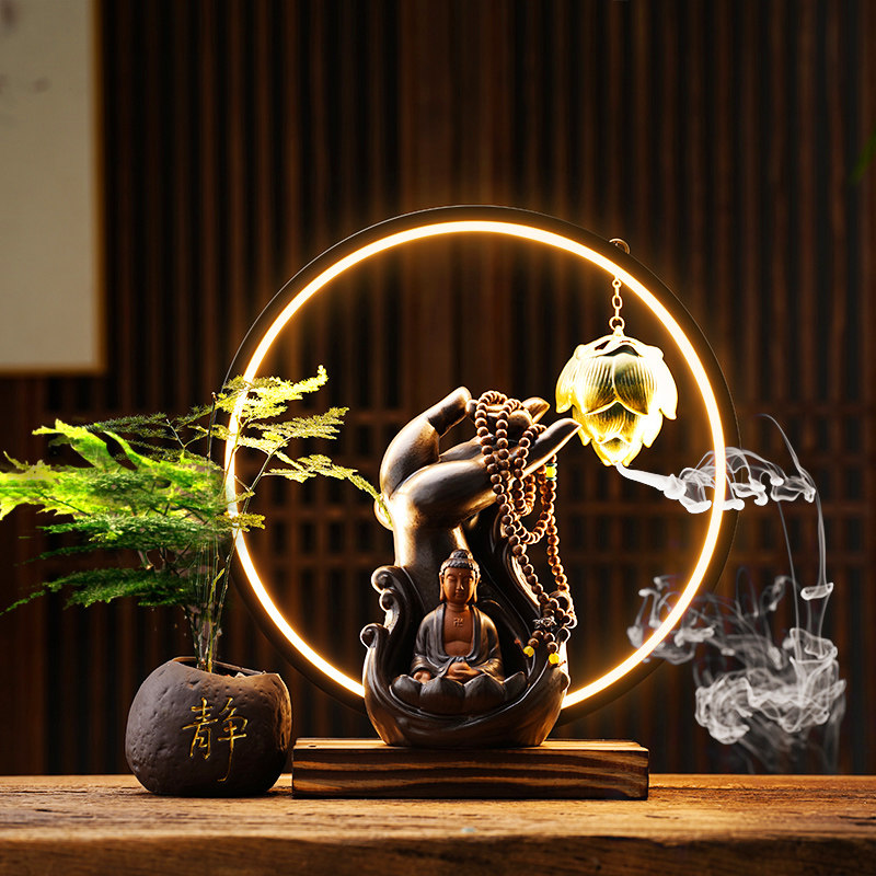 インテリアサンダル香炉セラミック禅寝室香炉電気仏具クエマドー - Zen Candle Supplies のレビューと価格