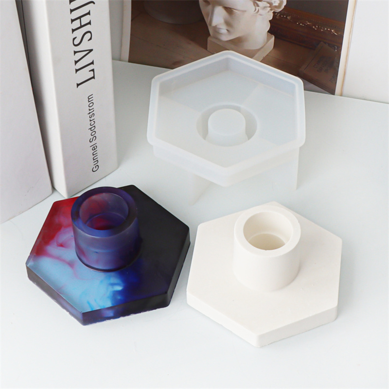 丸棒型キャンドルスティックシリコンモールド DIY 六角形キ - Candle Quotes のレビューと価格