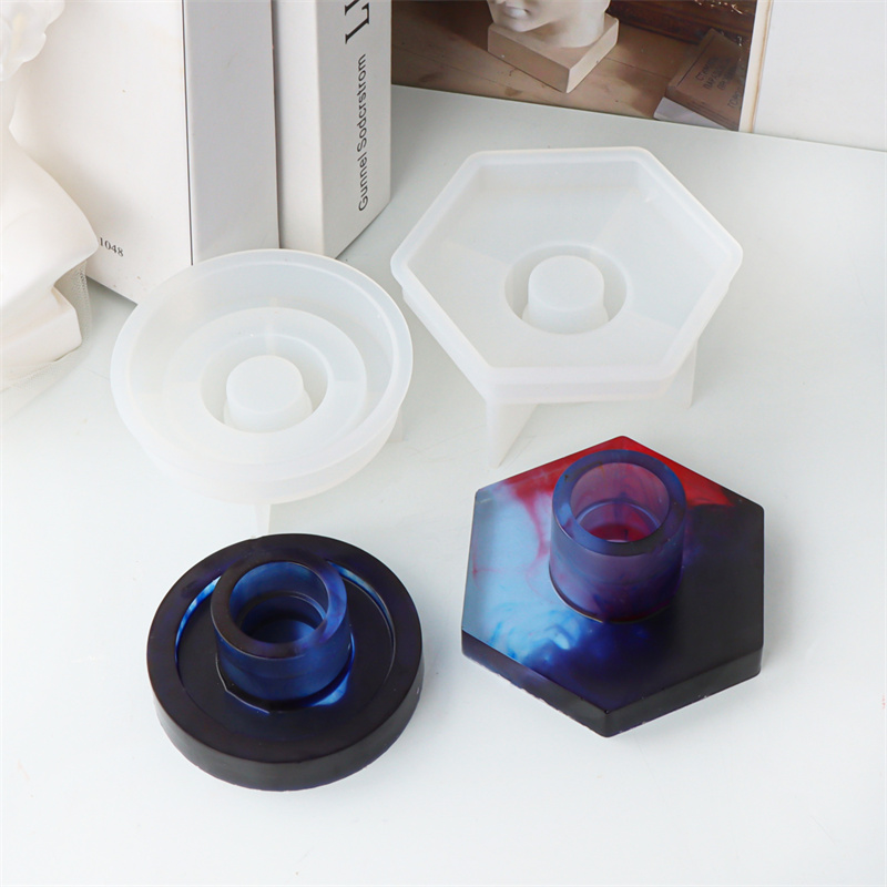 丸棒型キャンドルスティックシリコンモールド DIY 六角形キ - Candle Quotes のレビューと価格