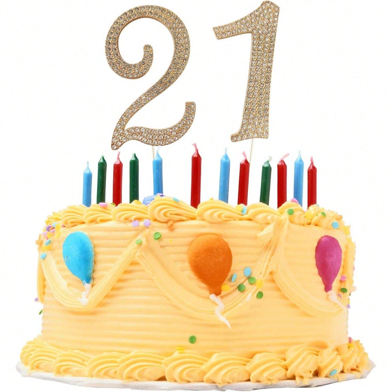 大型ゴールドラインストーンナンバーケーキトッパー（1個）-0 - Candle Making Supplies Online のレビューと価格