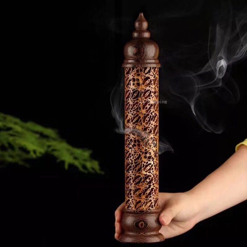 円形/ひょうたん型/縦型/博山/創造的な木製中空香炉/家庭用 - Zen Candle Supplies のレビューと価格
