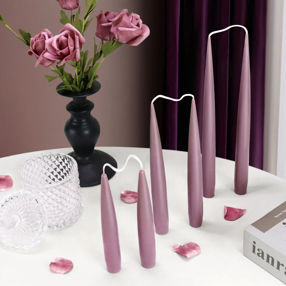 ダブル尖った柱キャンドルアクリルモールド接続シリンダーキャン - Candle Quotes のレビューと価格