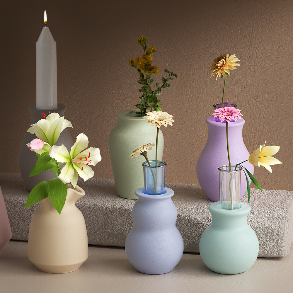 新しい丸口花瓶シリコーン型 DIY コンクリートキャンドルホ - Candle Quotes のレビューと価格