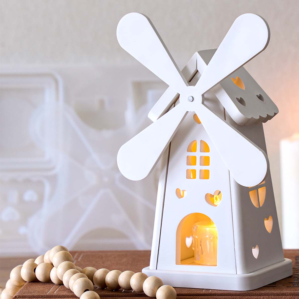 創造性を刺激する風車キャンドルホルダー シリコンモールド D - Candle Quotes のレビューと価格